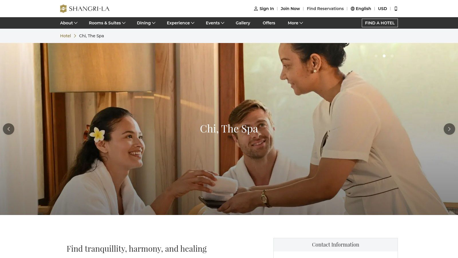 Shangri‑La Le Touessrok – Chi, The Spa