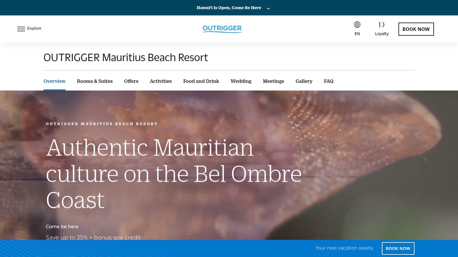 Outrigger Mauritius Beach Resort (Bel Ombre)