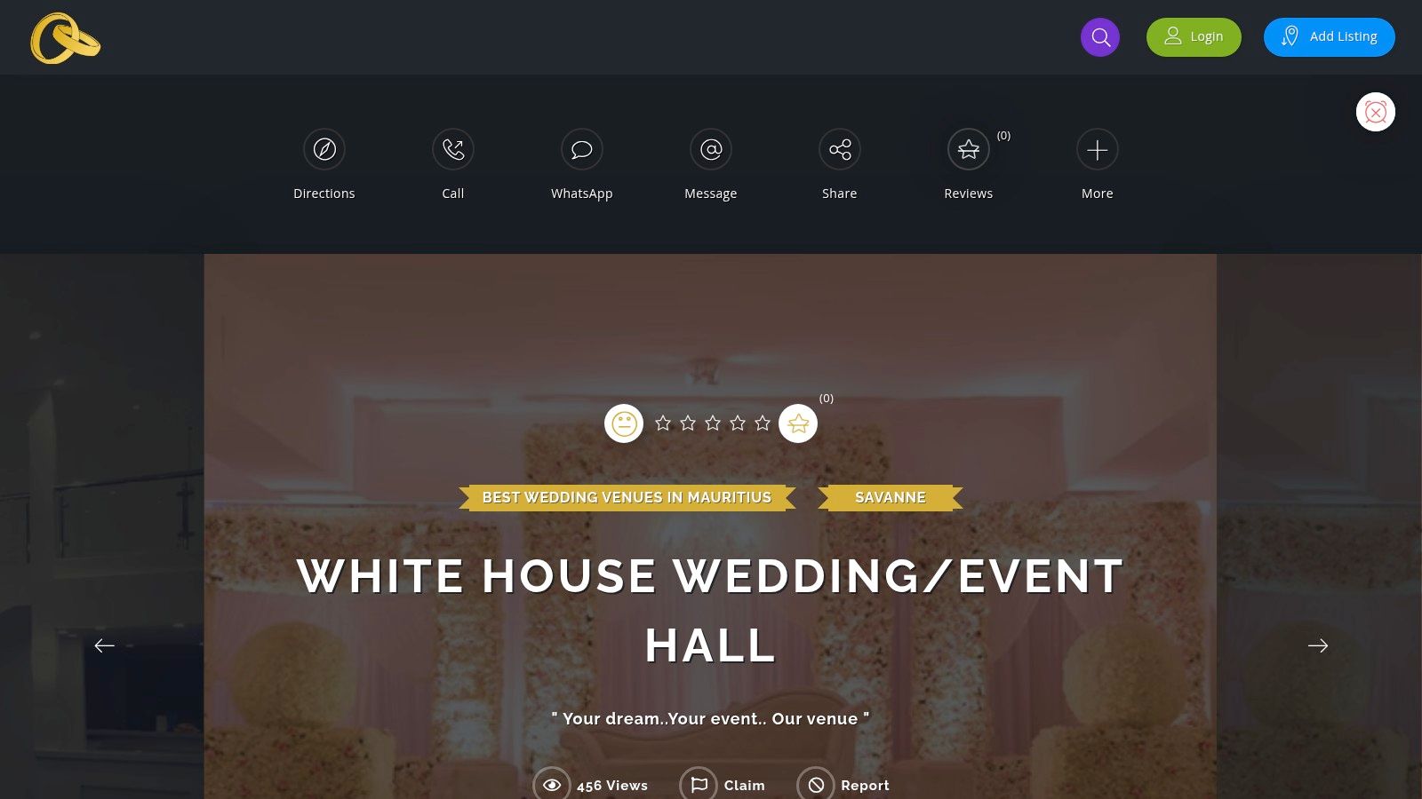 White House Wedding/Event Hall
