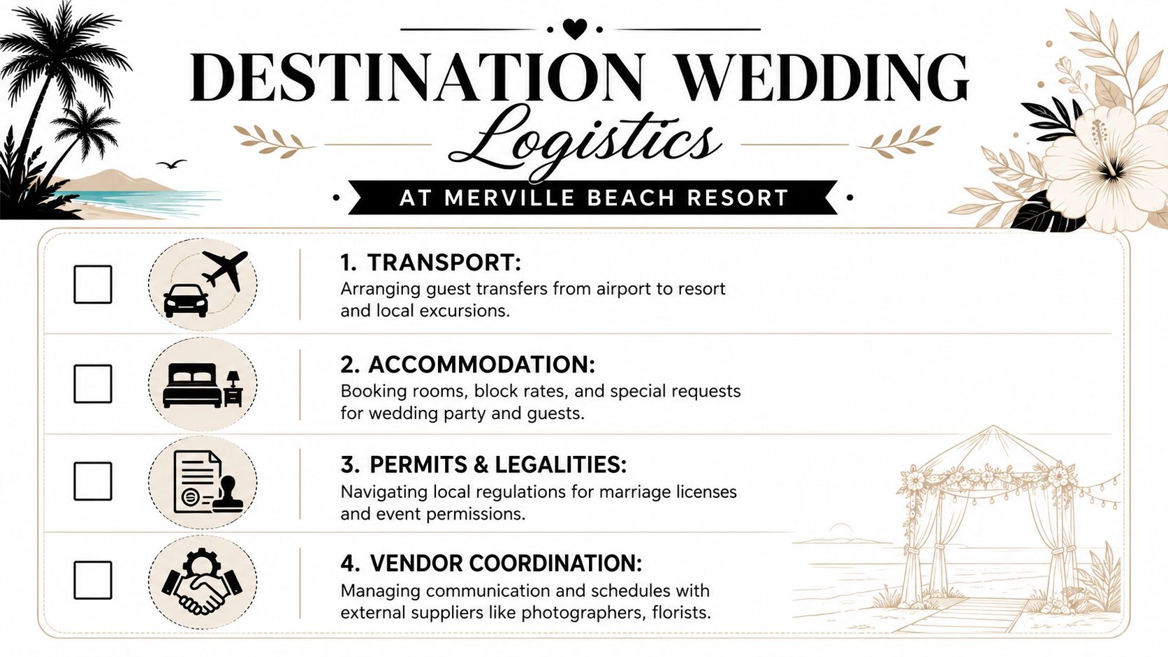 Managing Wedding Logistics Transport Accommodation and Permits