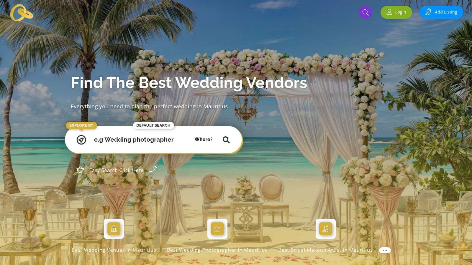 Screenshot from https://weddingvendormauritius.com
